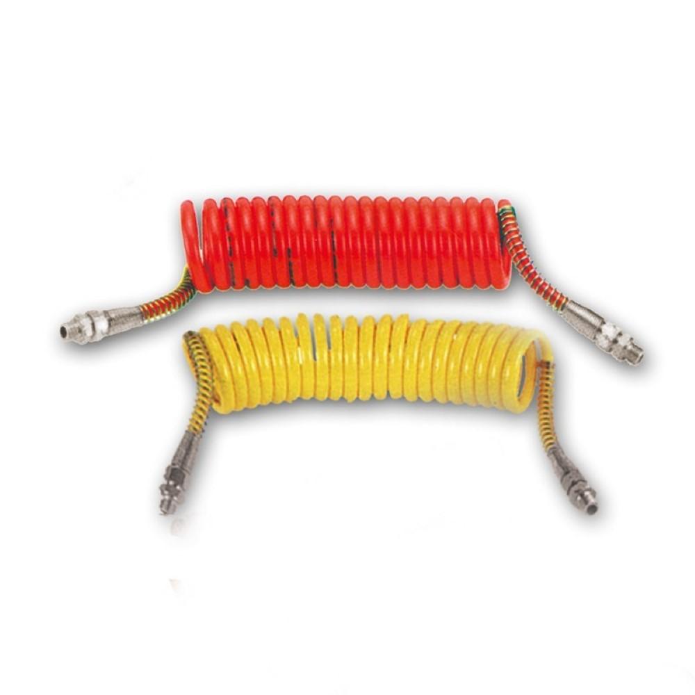 Furtun de aer spiralat HICO PPN011, silicon, M22, culoare galbenă