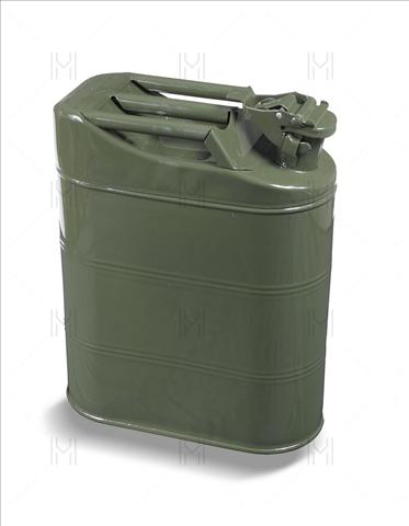 Canistră de combustibil MVM TBE008, 10 litri, metal, verde