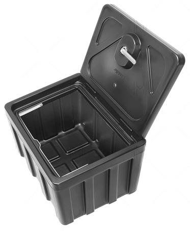 Cutie de scule pentru camion MVM TTB004MVM, 800 x 450 x 450 mm, plastic, culoare neagră