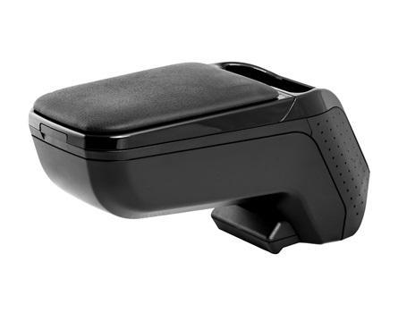 Cotieră auto rabatabilă RATI Armster 2 V01204RA, capac din piele ecologică, negru, fără buzunar, compatibilă cu Volkswagen Golf VII, 2012-2019