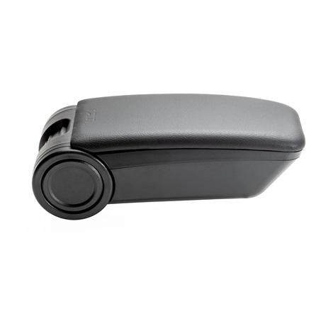 Cotiera auto rabatabilă RATI Armster OE1 V01782, montare pe scaunul șoferului, capac din piele ecologică, neagră, compatibilă cu modele Jumper 06-, Ducato 06-, Boxer 06-, Movano 21-