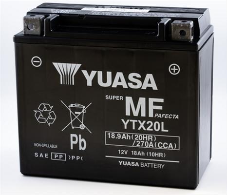 Acumulator Moto YTX20L 12V 18Ah 270A (WC) - Yuasa