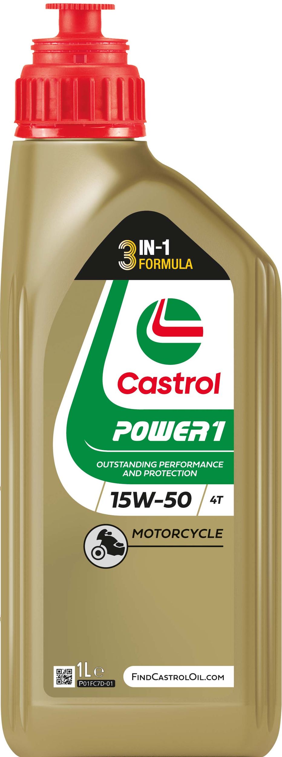 Ulei de motor semisintetic Castrol POWER1 4T 15W-50, 1 litru
