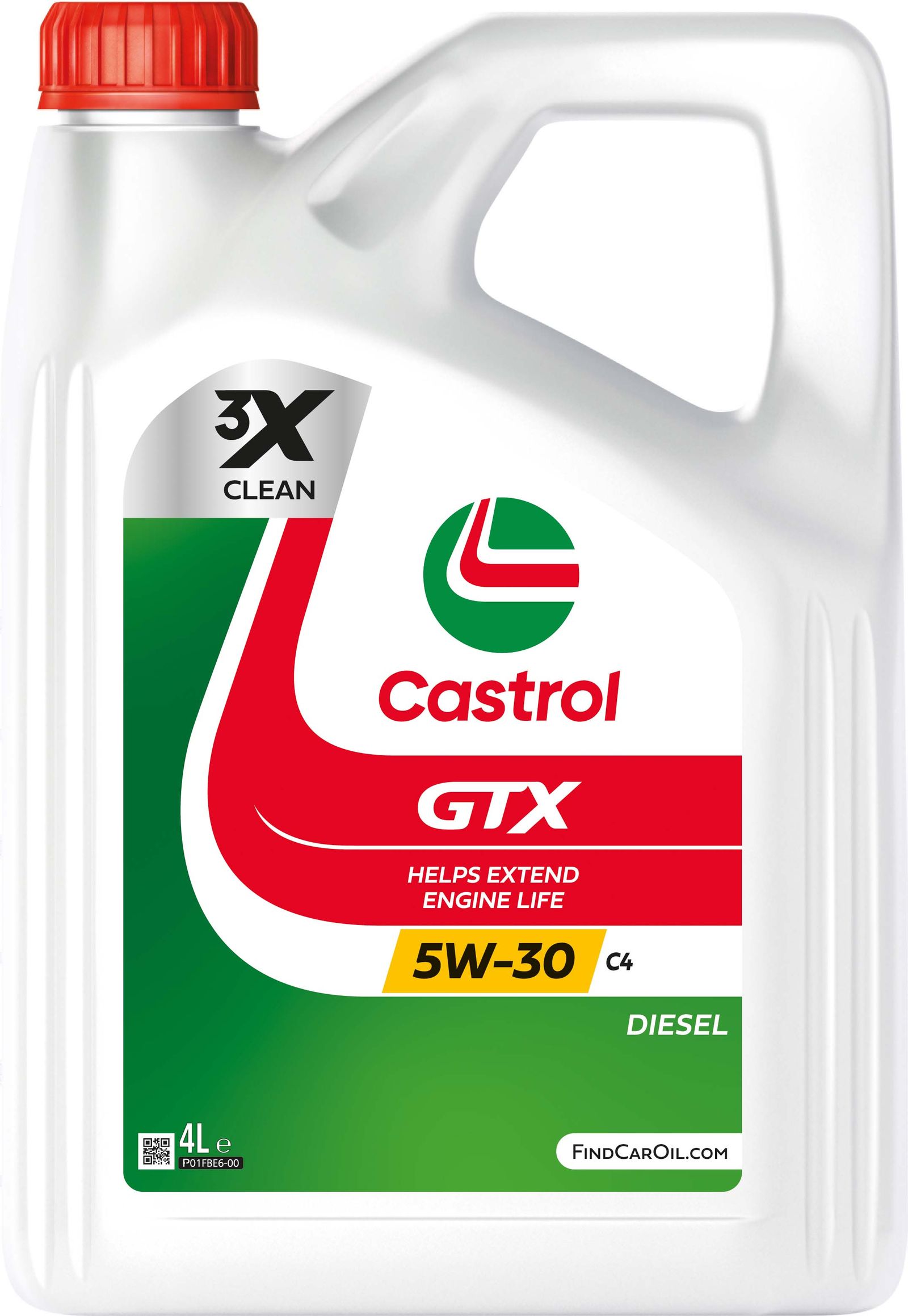 Ulei de motor sintetic Castrol GTX 5W-30 C4, 4 litri