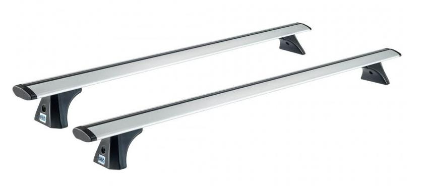 Set de Bare Transversale Aerodinamice CRUZ Airo T118, Lungime 118 cm, Aluminiu, Compatibile cu Sistemul de Fixare Cruz Kit Optiplus