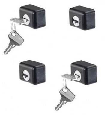 Set de 4 butuci cu cheie CRUZ CZ932-034, compatibil cu modelele de bază Cruz ST SR+, profil 30 x 20 mm