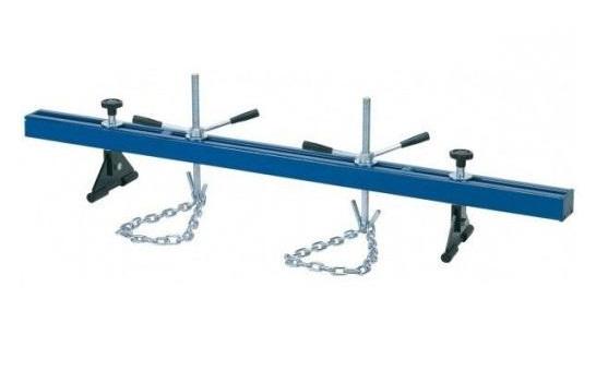 Suport Traversa Motor Garage Meister GM50840, Capacitate 500 kg, Înălțime Reglabilă 0-205 mm, Lungime 1500 mm, cu 2 Ancore