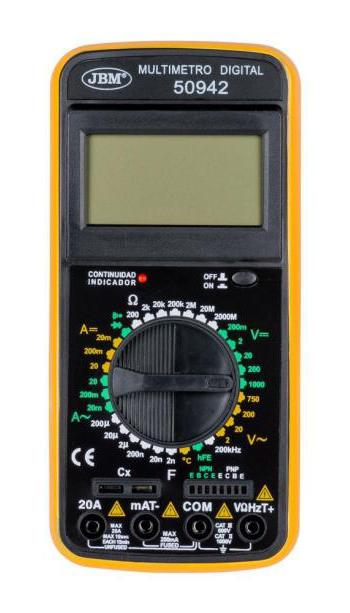 Multimetru Digital GARAGE MEISTER GM50942, 3 1/2 Digiti, cu Protectie Laterala