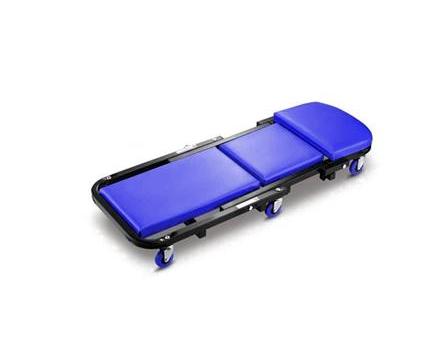 Pat pliabil cu role pentru mecanici, Garage Meister GM53211, 102 x 40 x 14 cm, cu roți