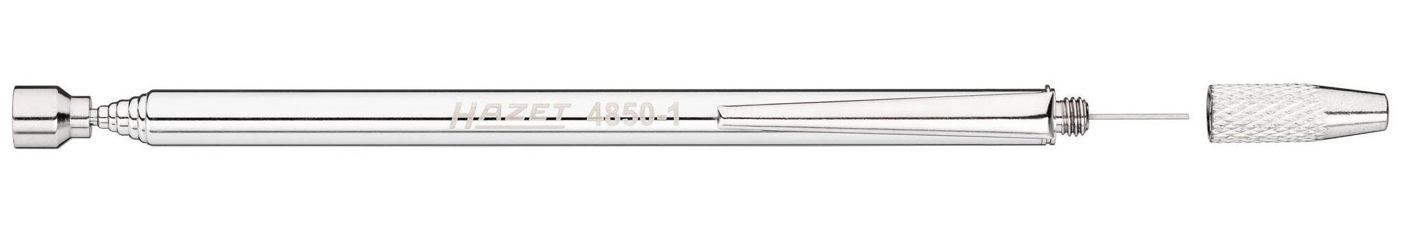 Recuperator telescopic magnetic HAZET HZ4850-1, lungime ajustabilă 155-670 mm, cu ac pentru reglarea duzelor parbrizului
