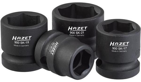 Set de 4 Chei Tubulare HAZET HZ900SK/4, Acționare cu Pătrat de 1/2 Inch
