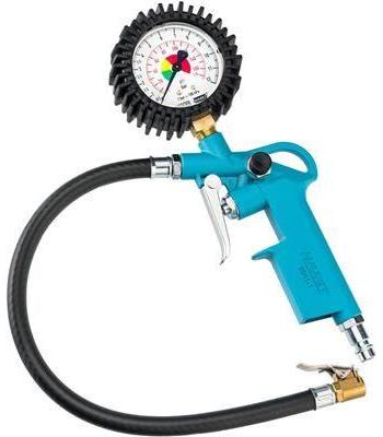 Pistol Pneumatic de Umflat Anvelope HAZET HZ9041-1, Presiune de Operare 6.3 Bar, cu Manometru