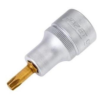 Cap cheie tubulară HAZET HZ992-T30, profil Torx T30, lungime de 55 mm, antrenare pătrată 1/2 inch