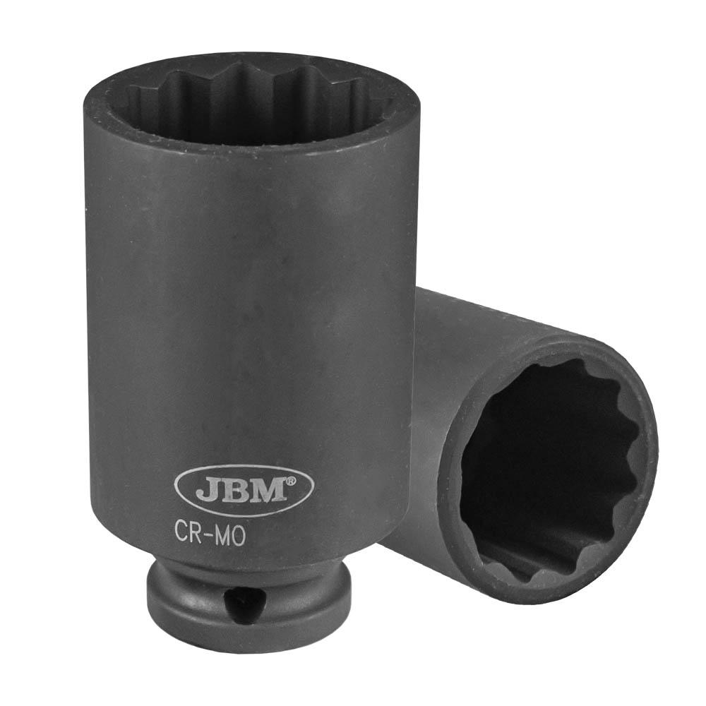 Cheie de Impact cu 12 Puncte, 1/2", 36 mm (Lungime 78 mm), JBM 11619