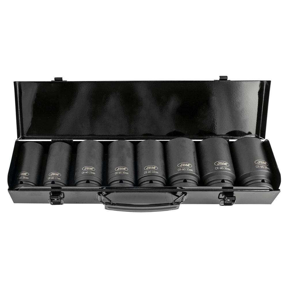 Set de 8 Tubulare de Impact Hexagonale 3/4", JBM 52347