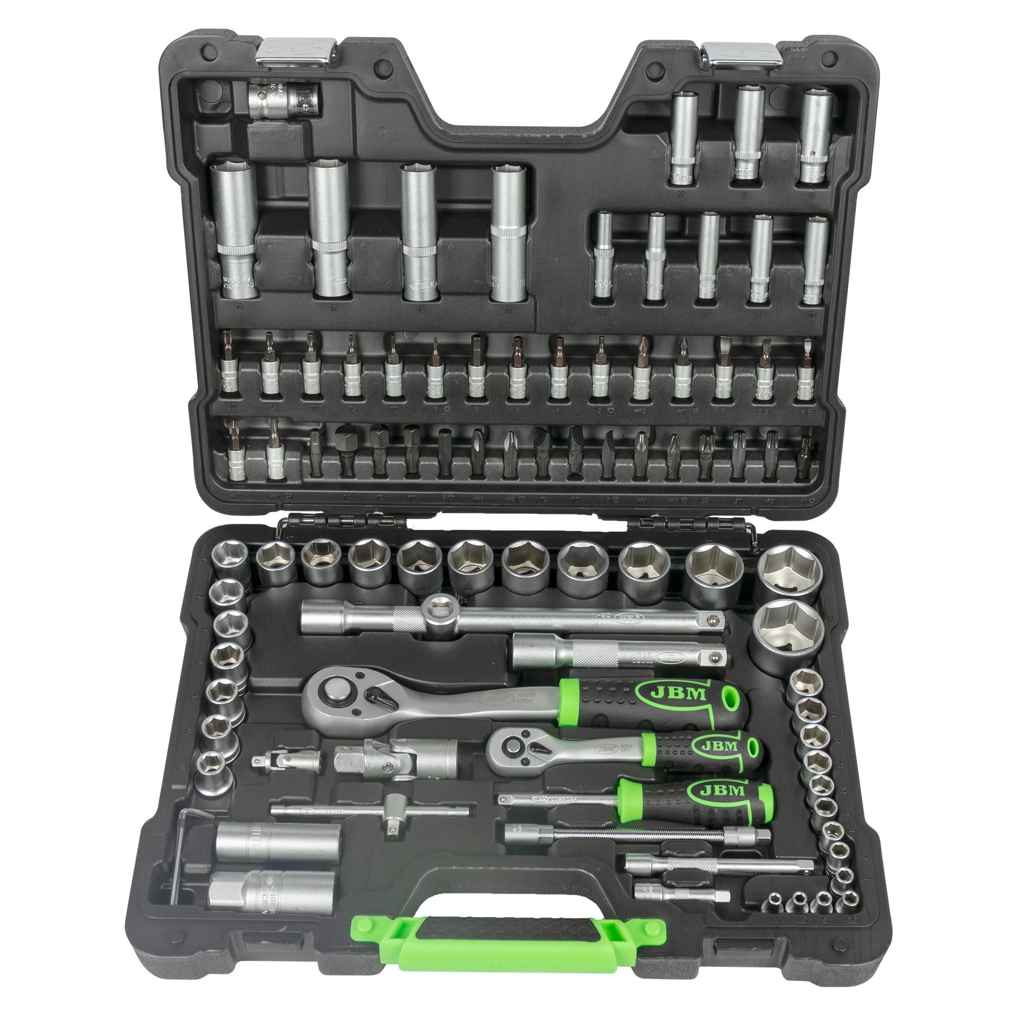 Set de 94 Chei Tubulare Hexagonale Zincate - JBM 54038