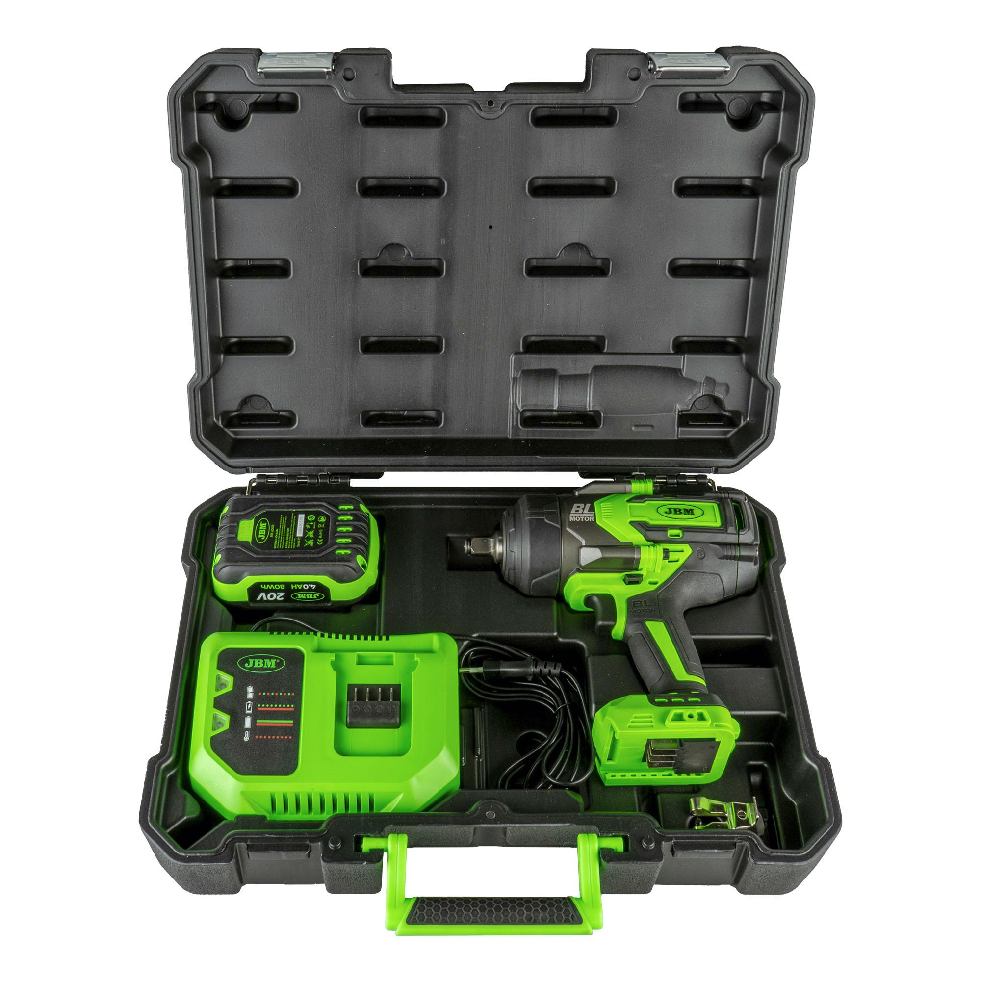 Cheie de Impact cu Acumulator 1/2", 1300 Nm, JBM 60044C, cu Încărcător