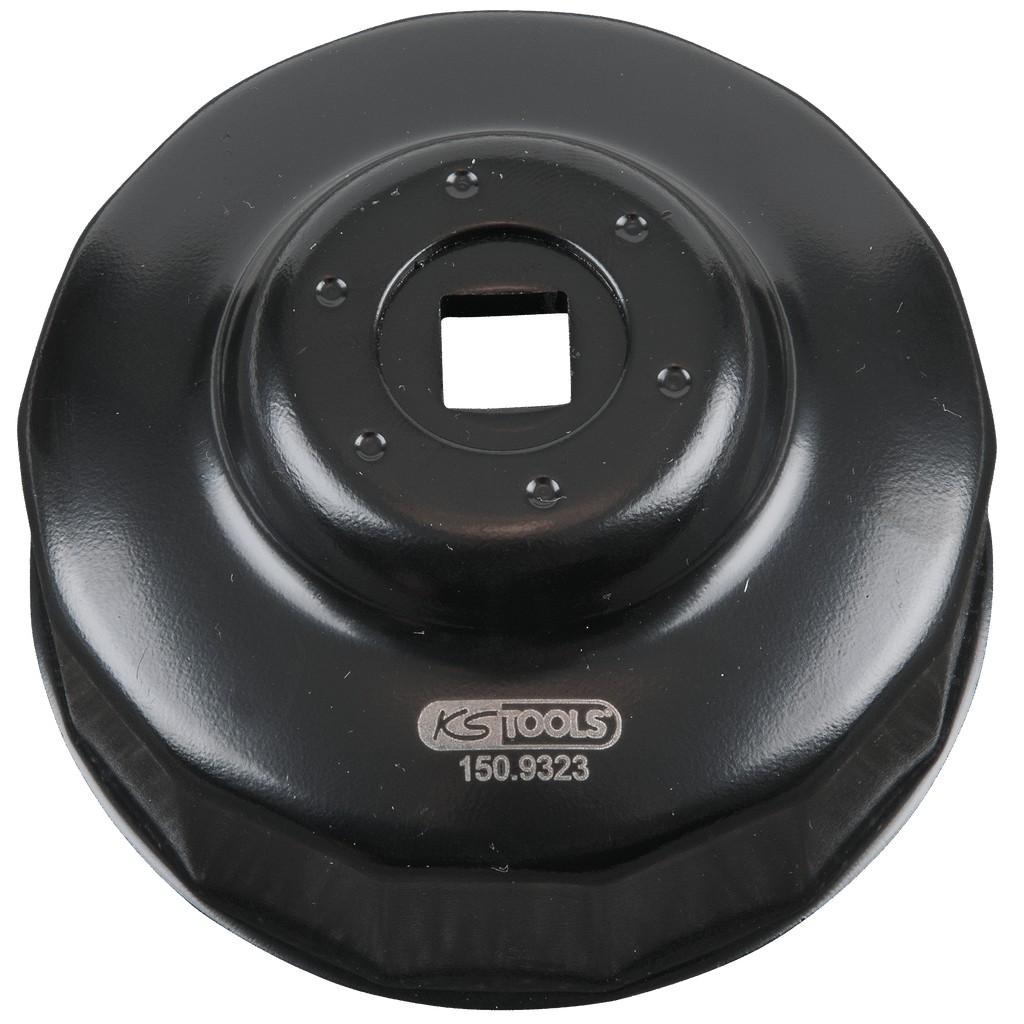 Cheie pentru filtru de ulei, dimensiune 3/8", compatibilă cu filtre de 73-14 mm