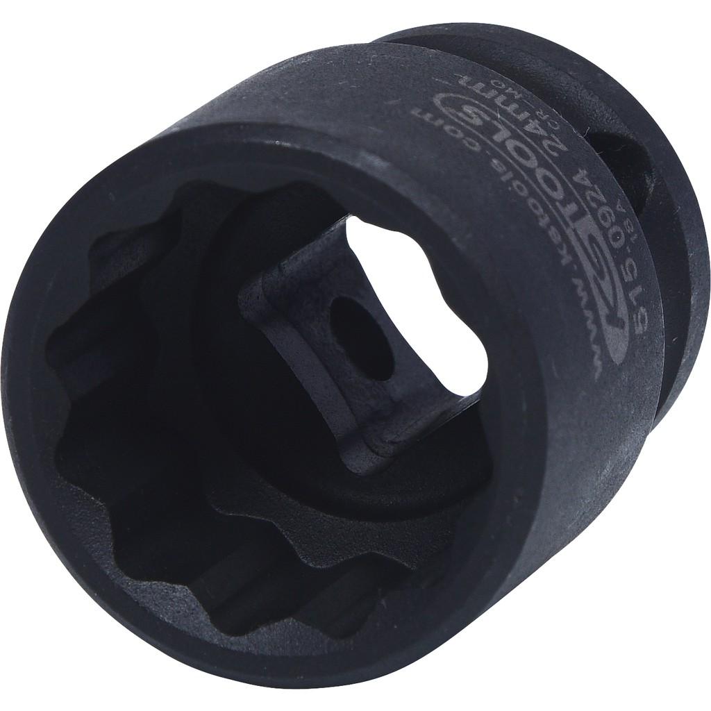 Cap de Forță 1/2" cu 12 Laturi, Scurt, 24mm