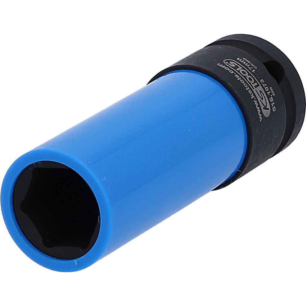 Cap de clichet 1/2" robust, 17mm, pentru jante din aluminiu, model lung