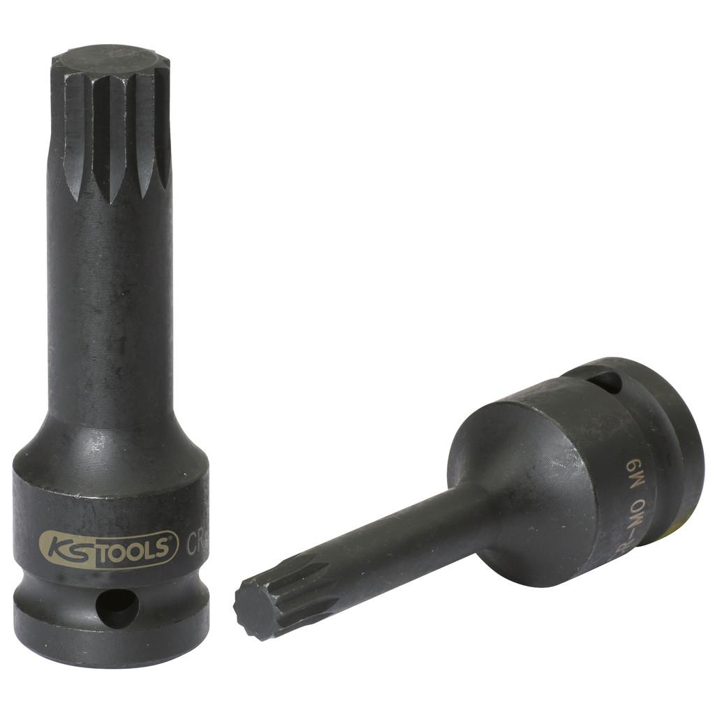 Cap de clichet 1/2" cu mulți dinți, lung, model M6