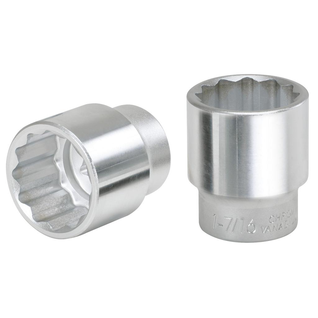 Cap de Clichet Scurt 1" cu 12 Canturi, Dimensiune 36 mm
