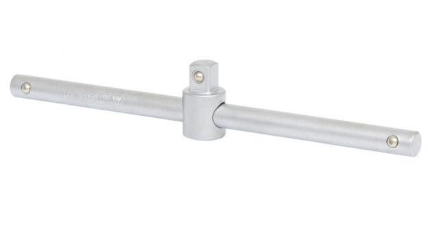 Mâner T pentru chei KS TOOLS 911.1204, antrenor pătrat culisant 1/2 inch, lungime 250 mm, oțel crom-vanadiu