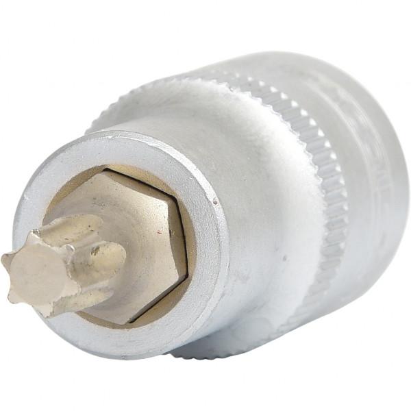 Cap cheie tubulară Torx T40, KS TOOLS 911.1365, antrenor pătrat 1/2", 55 mm, oțel crom-vanadiu