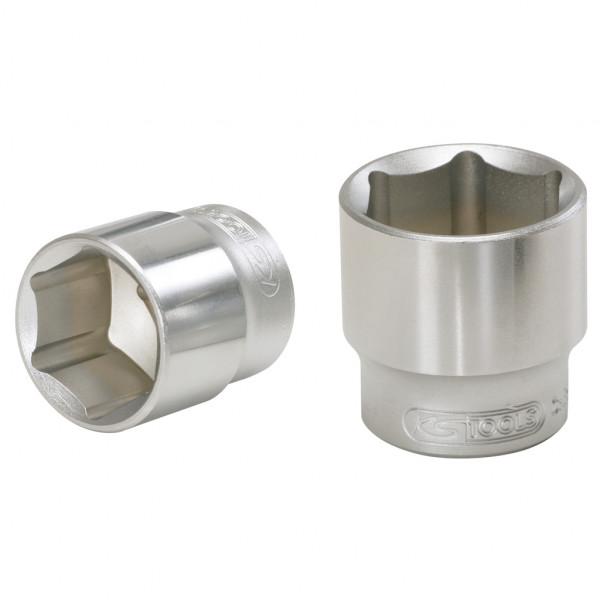 Cap cheie tubulară KS TOOLS 917.1218, 1/2 inch, 18 mm, 38 mm lungime, oțel crom-vanadiu