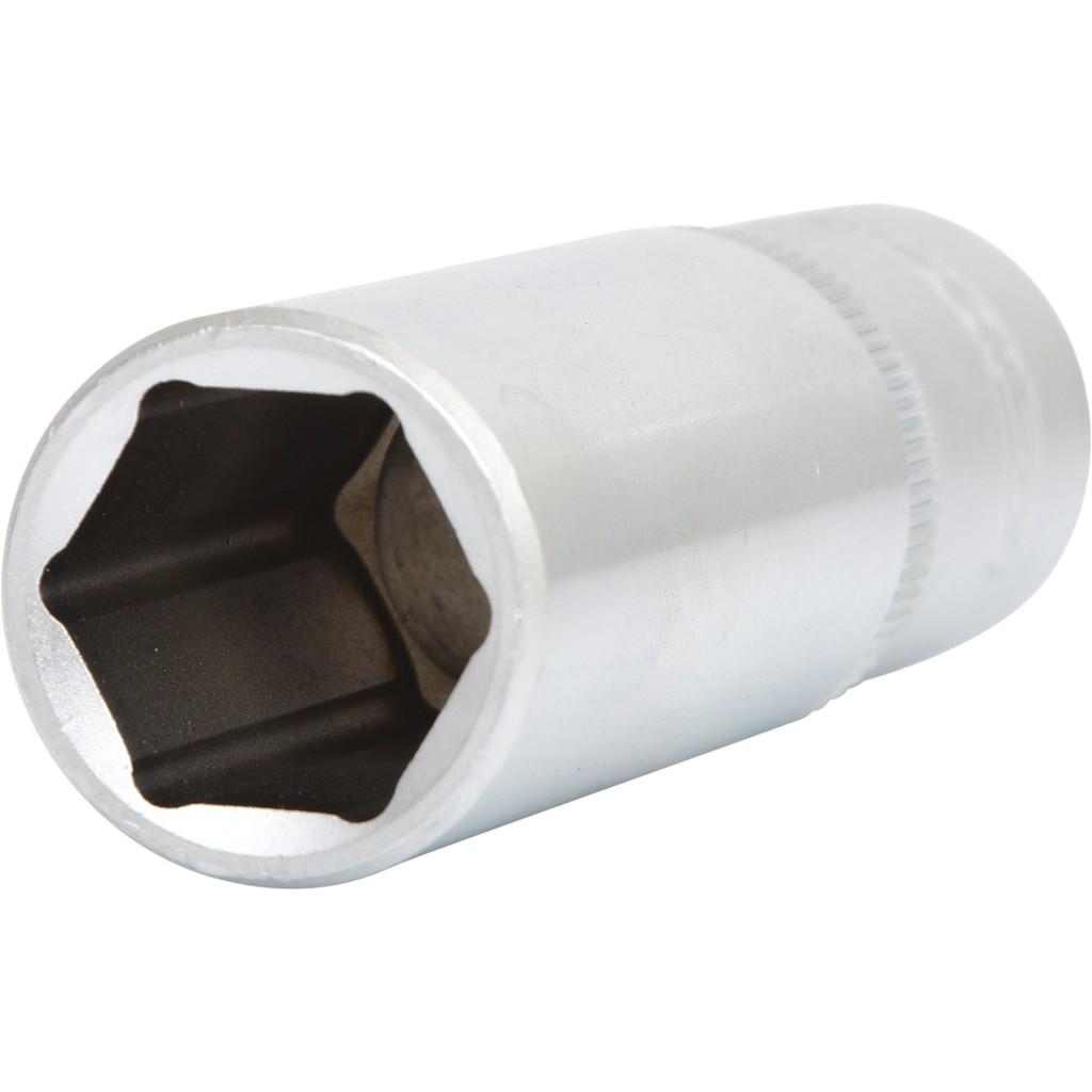 Cheie tubulară hexagonală de 17mm, cu cap de clichet de 1/2", lungă