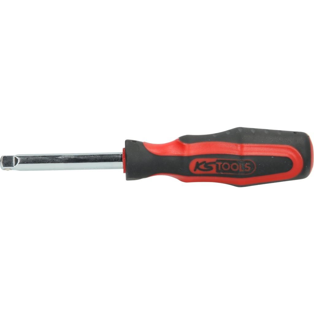 Șurubelniță cu cap pătrat de 1/4", lungime totală 150 mm, model CHROMEplus