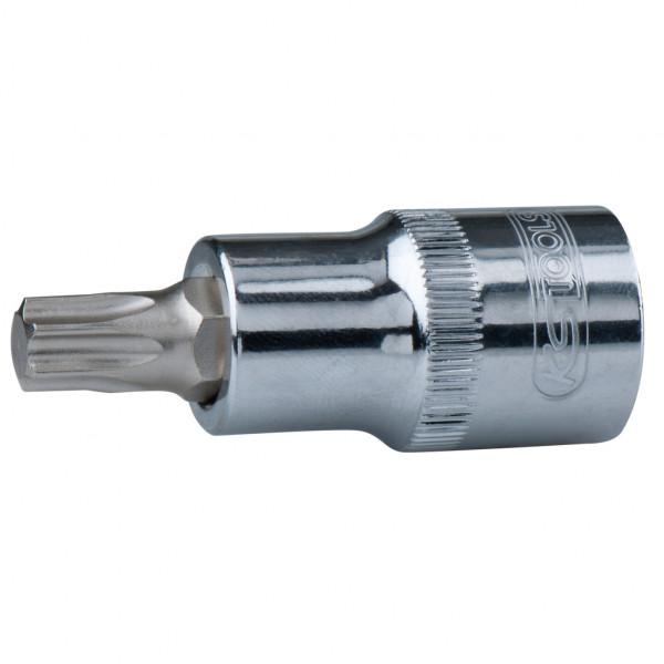 Cheie tubulară KS TOOLS ChromePlus 918.1625, antrenor pătrat 1/2 inch, profil Torx T30, lungime 55 mm, oțel crom-vanadiu