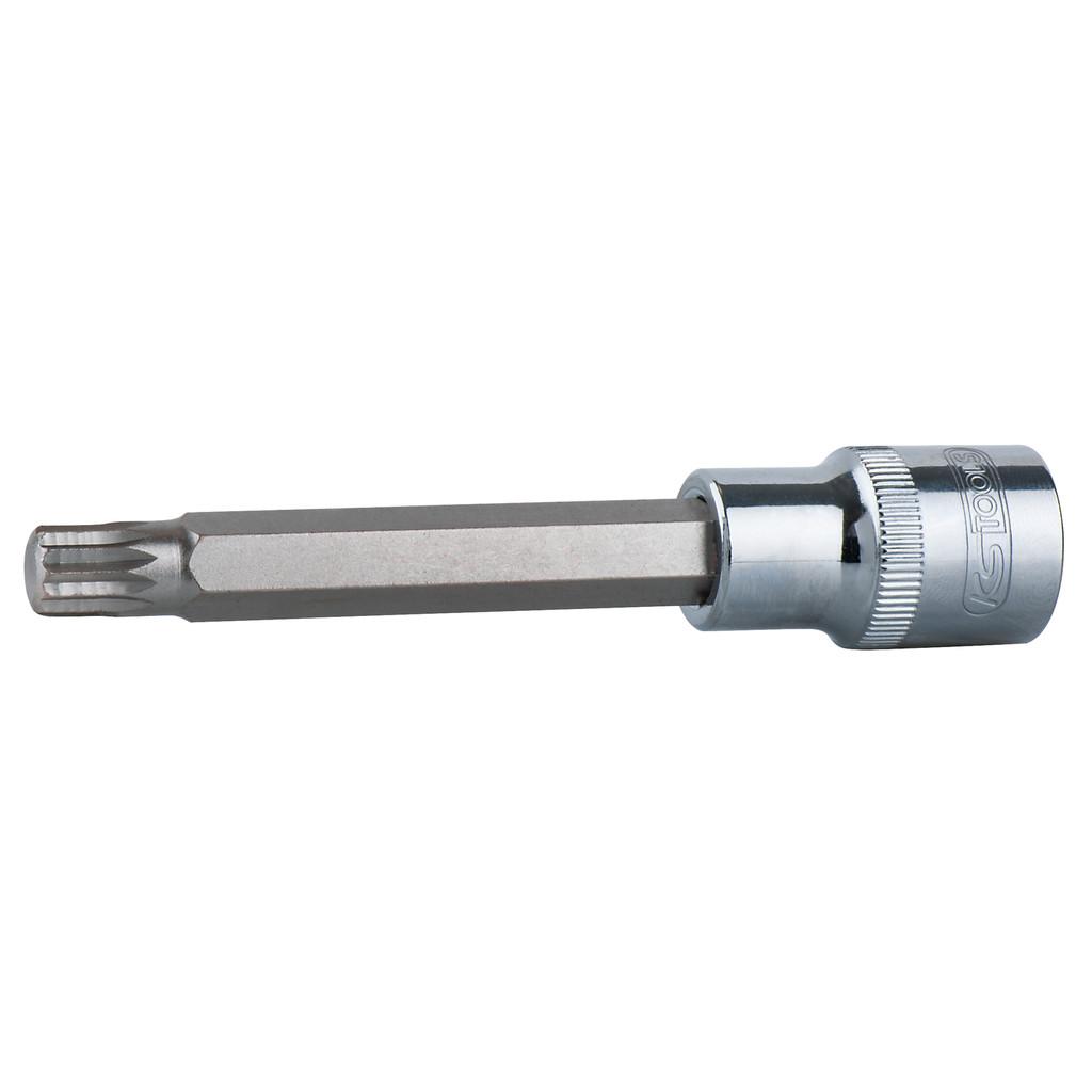 Cap de clichet lung cu bit XZN M8, 1/2", CHROMEplus