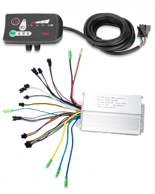Ecran + controller pentru bicicletă electrică S800 (36V 500W)