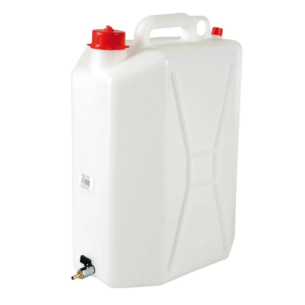 Canistră Verticală cu Robinet, LAMPA LAM66969, 25L, Plastic Alb