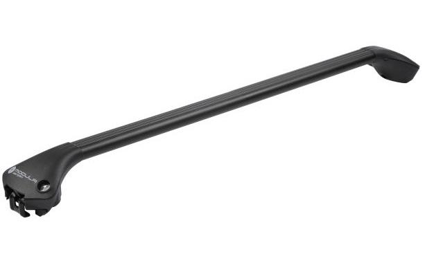 Set 2 Bare Transversale Auto MODULA Oval Bar, Telescopice, 78-119 cm, Montare pe Barele Longitudinale Deschise, Aluminiu Negru