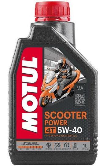 Ulei de Motor pentru Scutere MOTUL POWER 4T 5W40 MA - 1L