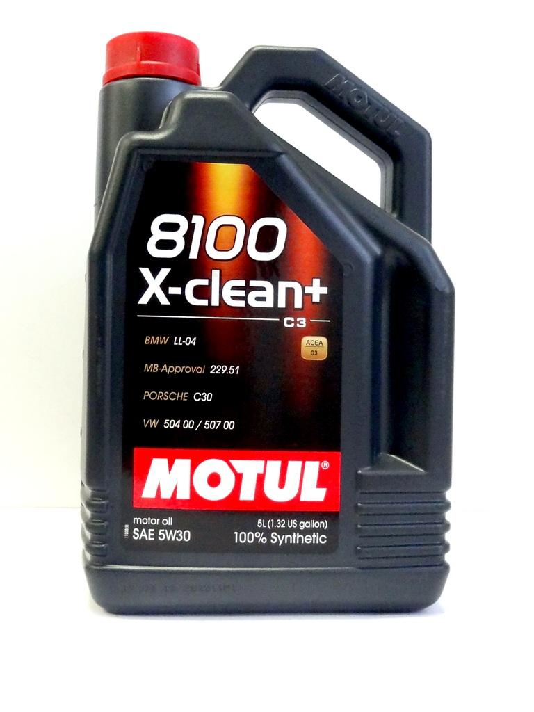 Ulei de motor sintetic MOTUL 8100 X-CLEAN+ 5W30, 5 litri