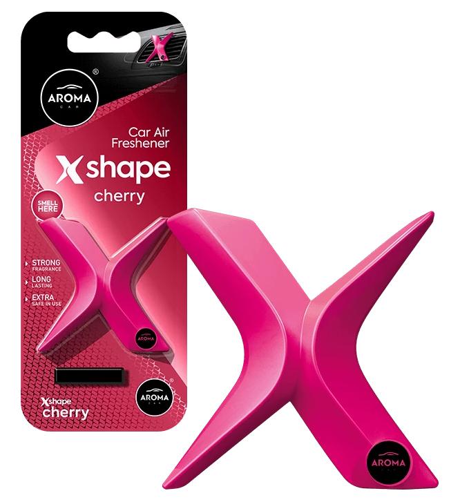 Odorizant Auto Solid MTM Aroma Car X Shape, 8g, Parfum Cherry (Cod 10896)