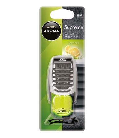 Odorizant Auto MTM Aroma Car Supreme Slim cu Aromă de Lămâie, 8 ml, Cod MTM92046