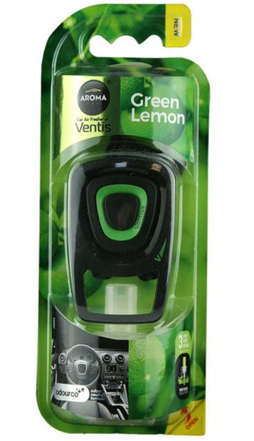 Odorizant Auto pentru Ventilație MTM Aroma Car Ventis 92916, Parfum de Lămâie Verde