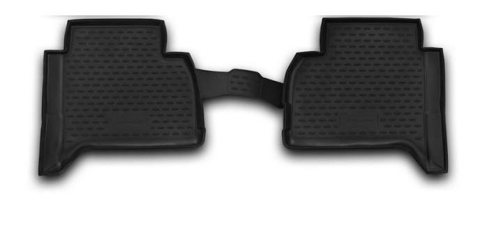 Set covorașe auto NOVLINE NVFVWBL2009 pentru Volkswagen Amarok Double Cab (2010-prezent), negru, din material PU, 2 piese