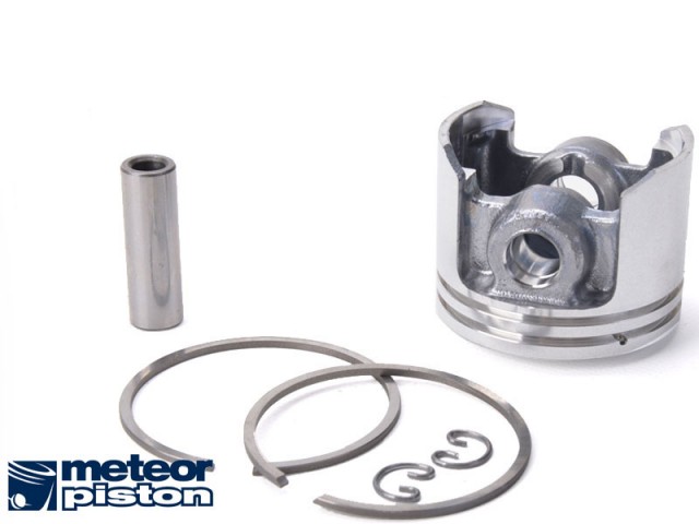 Piston complet Oleomac 951, Efco 151Ø 46 mm Meteor pentru drujbă