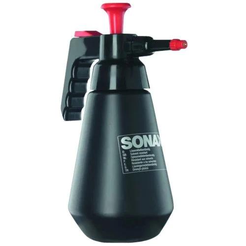 Recipient Pulverizator Solvenți SONAX, 1.5 Litri, Cu Pompă Manuală și Duza Reglabilă, Model 496900