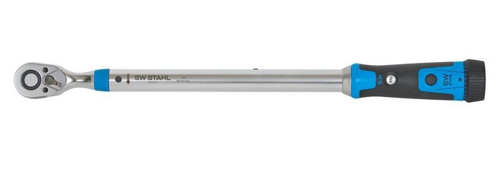 Cheie dinamometrică SW-Stahl SW03875L, cuplu de strângere 60-340 Nm, prindere pătrată de 1/2 inch, lungime 620 mm