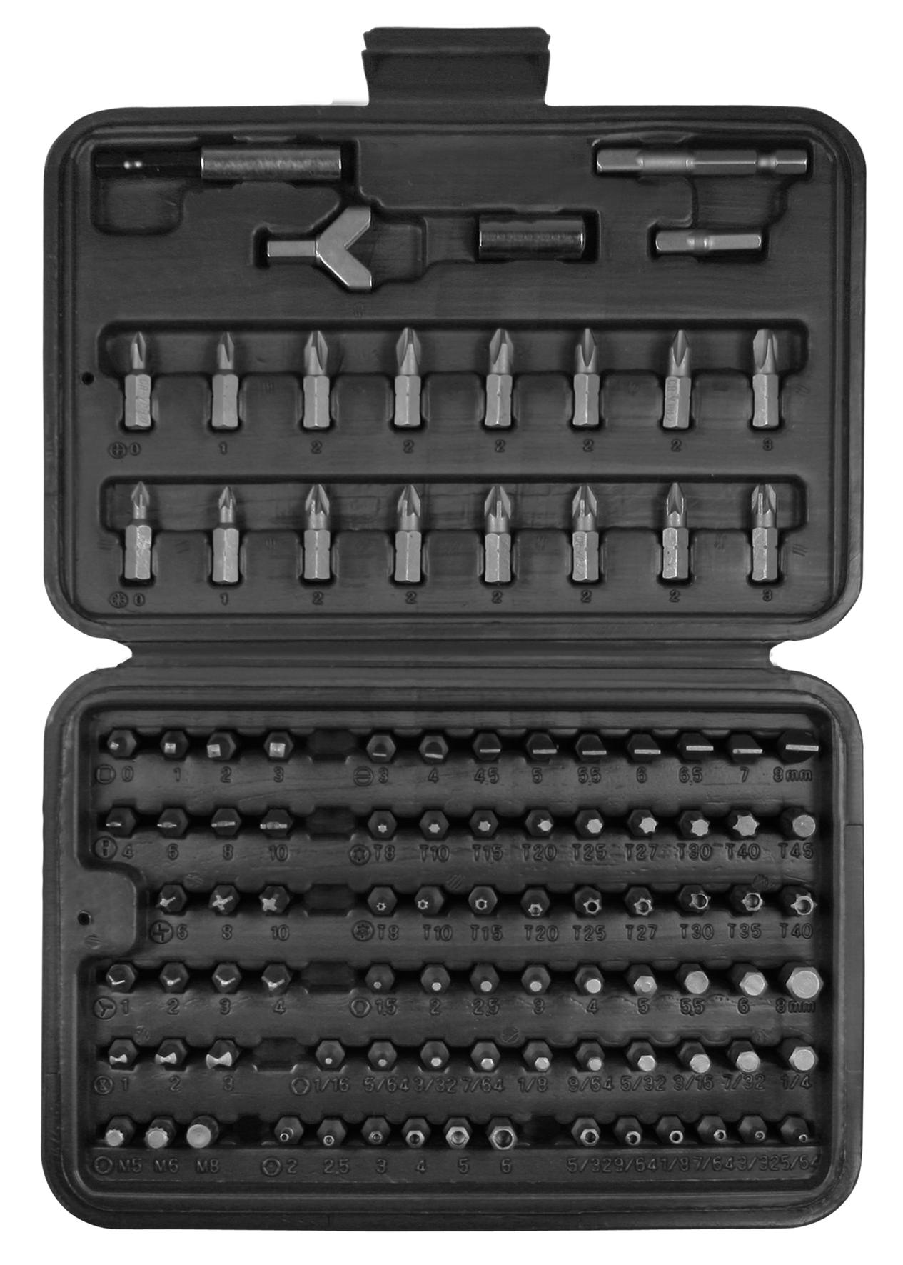 Set de 100 biți de 1/4"