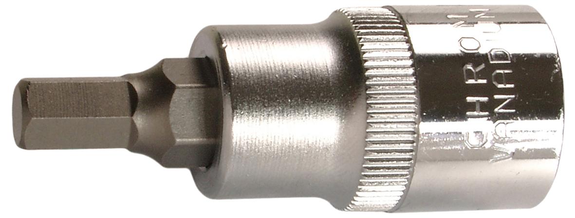 Bit pentru șurubelniță, prindere de 1/2", cap hexagonal, dimensiuni 12 x 53 mm