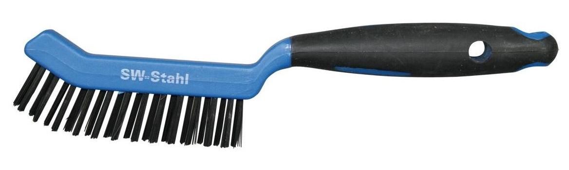 Perie de Sârmă SW-Stahl, Model SW09321L, 230 mm, Fire din Oțel, Mâner Ergonomic cu 2 Componente