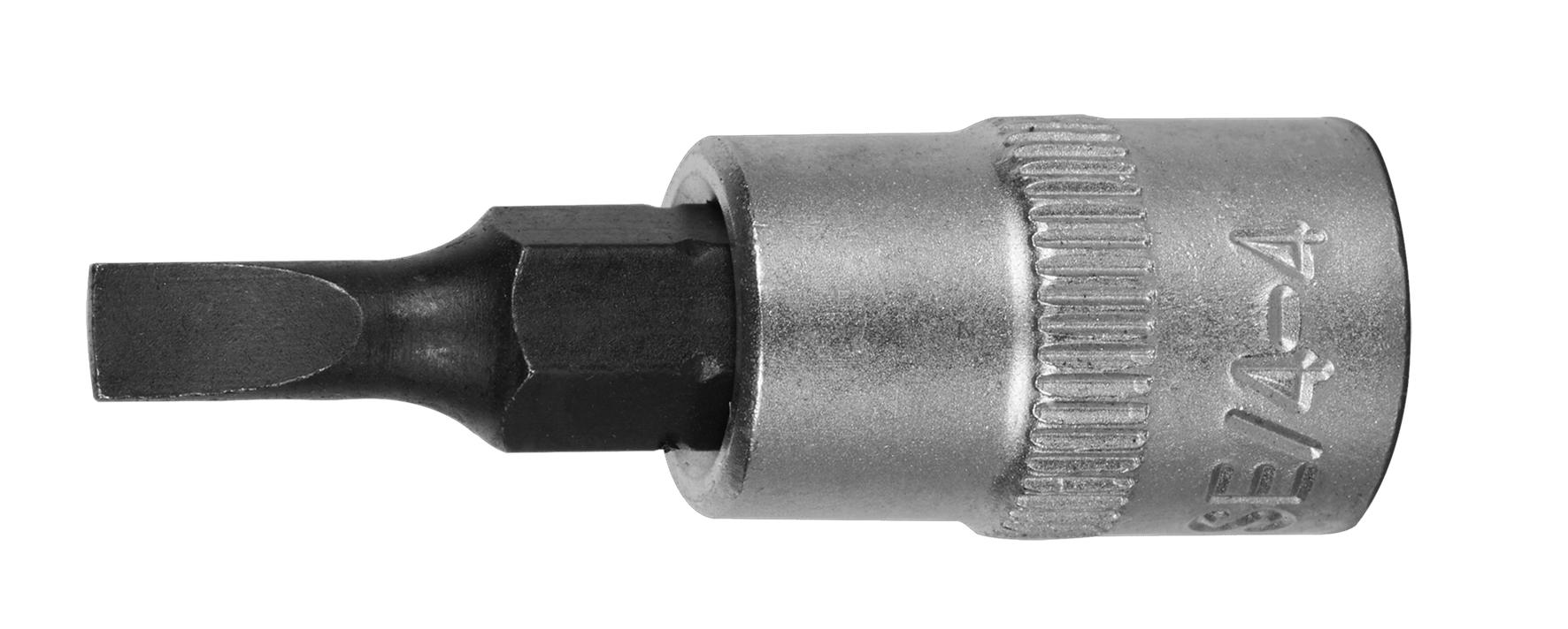 Bit pentru șurubelniță, 1/4", cap crestat, 4 mm