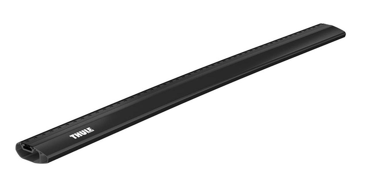 Bara transversală aerodinamică din aluminiu THULE Wingbar Edge 860, neagră, lungime 86 cm, capacitate de încărcare 75 kg